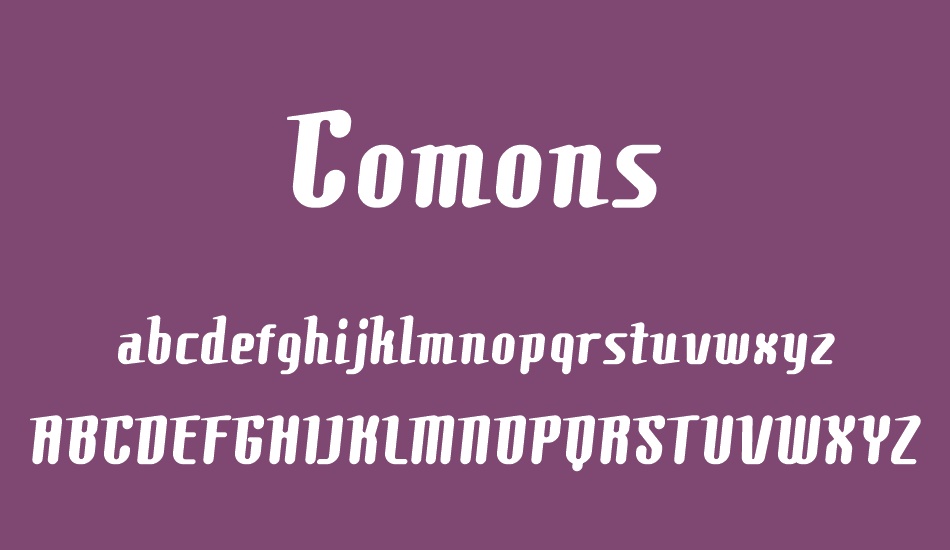 comons font