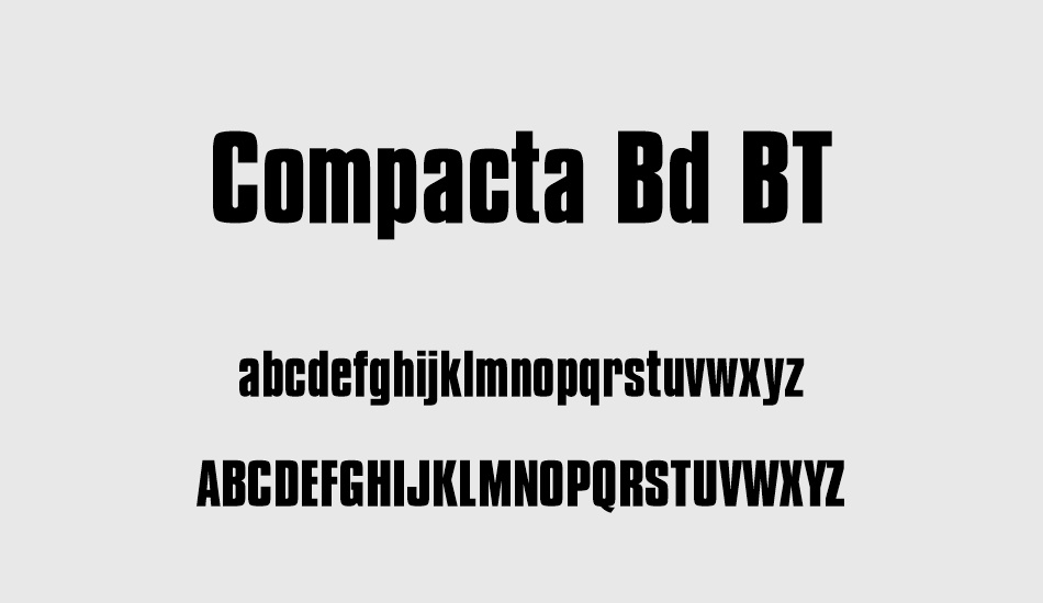 compacta-bd-bt font