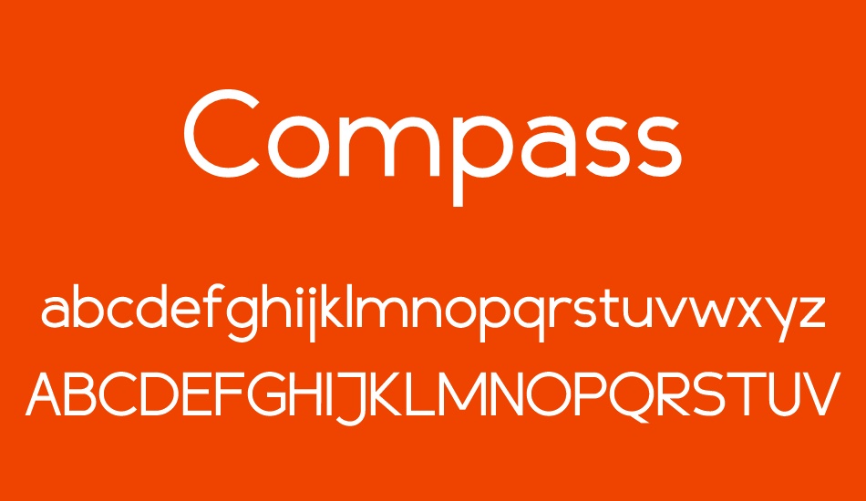 compass font