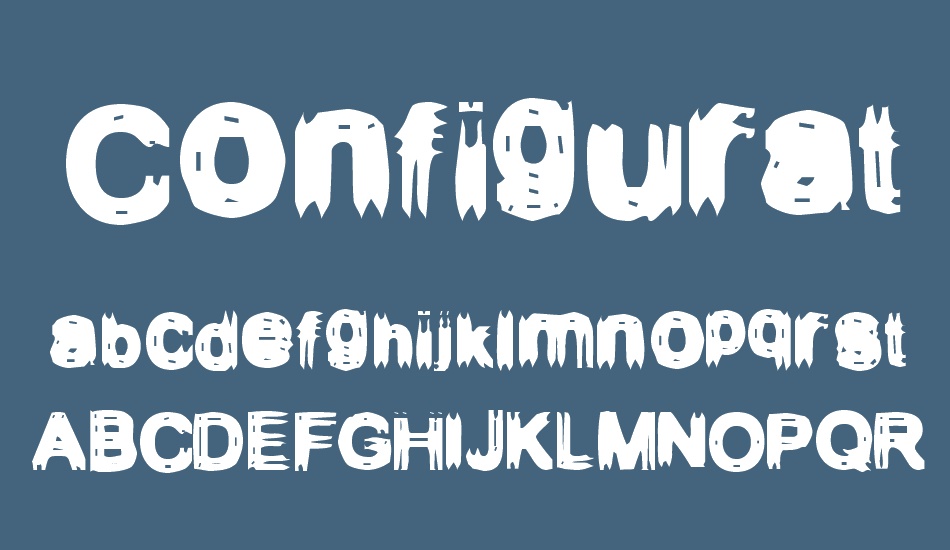 configuration-9 font