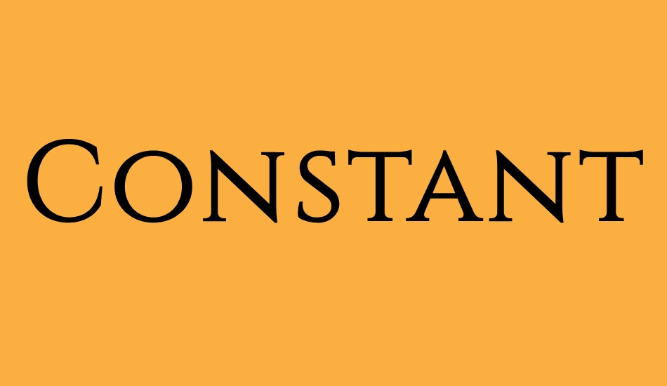 constantine font big