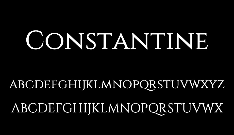 constantine font