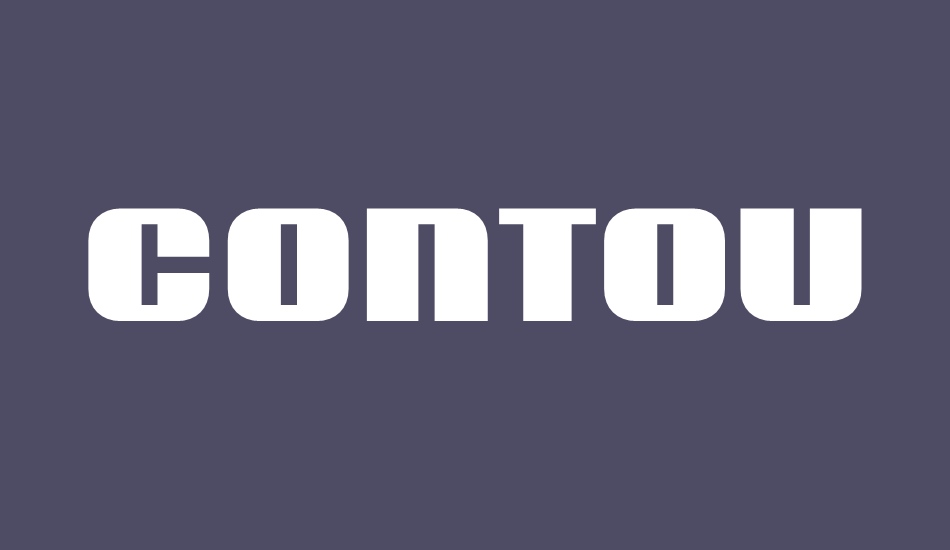 contour-generator font big