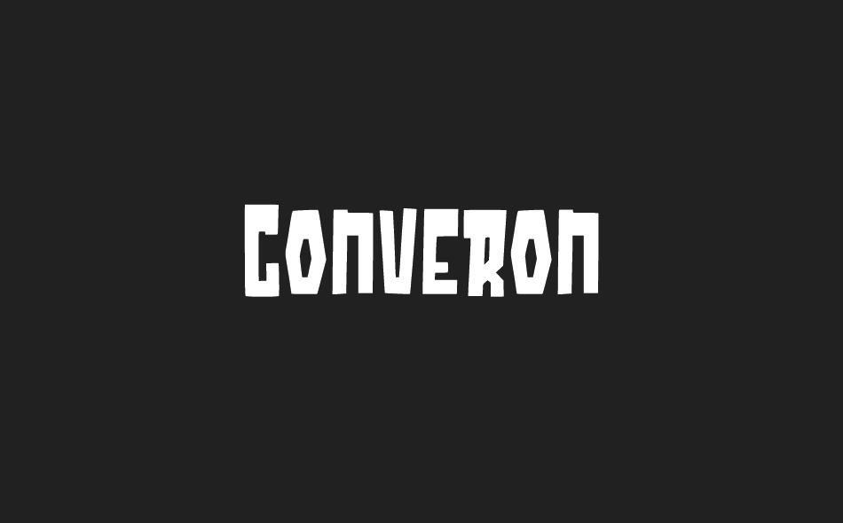 Converon font big