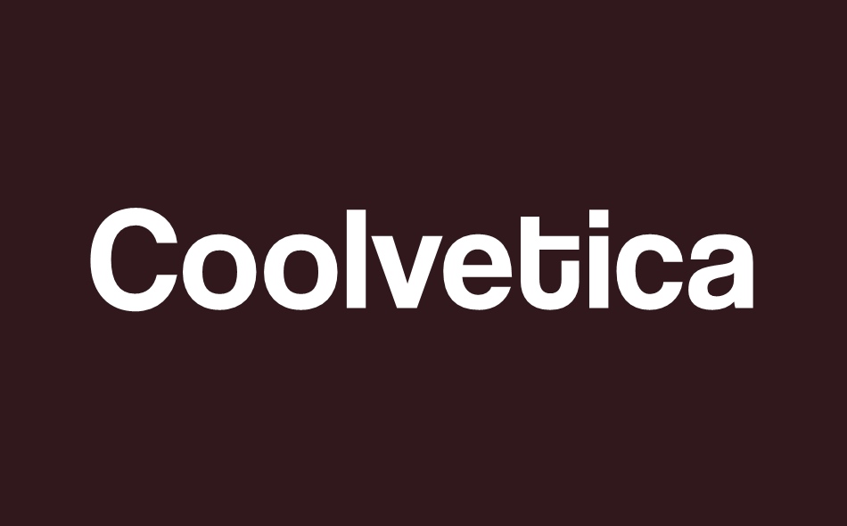 Coolvetica font big