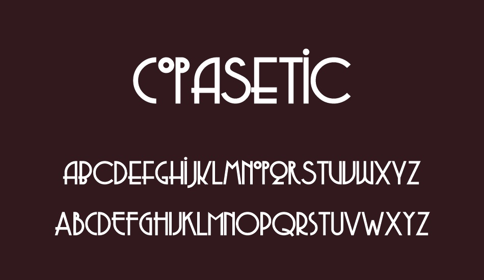 copasetic font