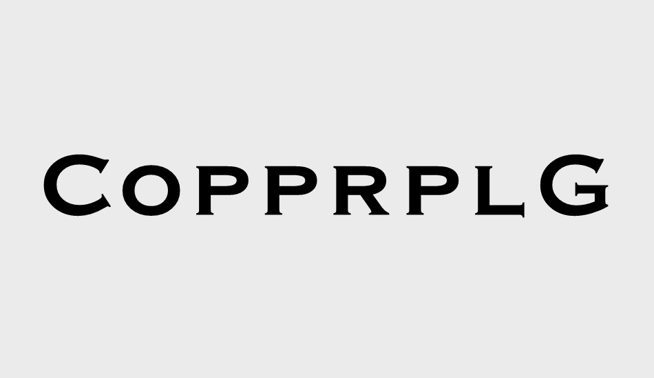 copprplgoth-bd-bt font big