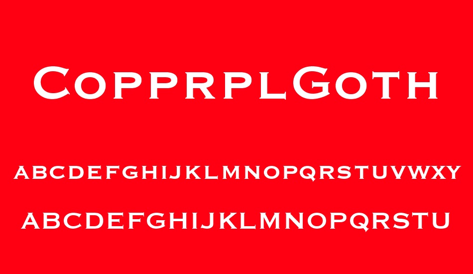 copprplgoth-bd-bt font