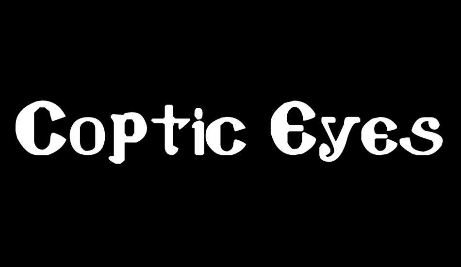 coptic-eyes-latin font big