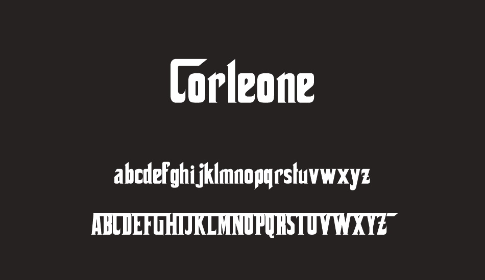 corleone font