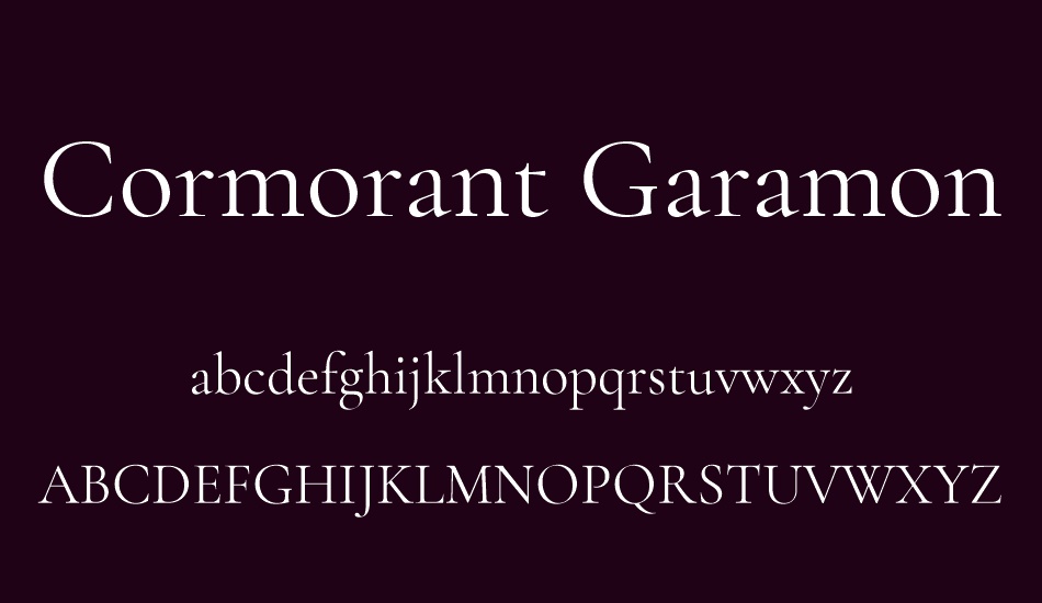 cormorant-garamond font