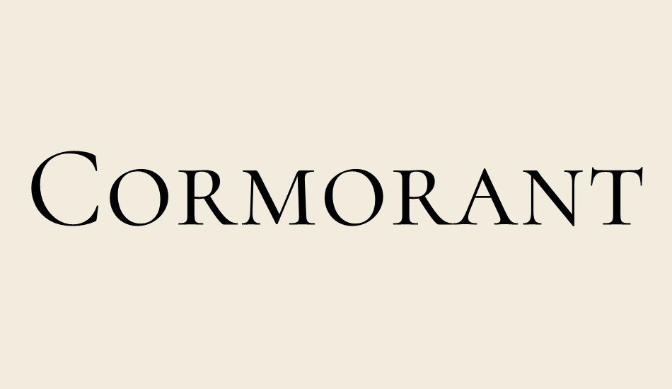 cormorant-sc font big