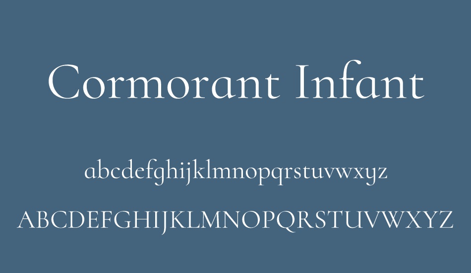 cormorant-ınfant font