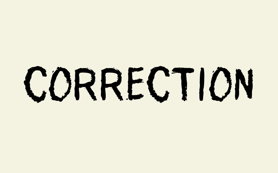 Correction Brush font big