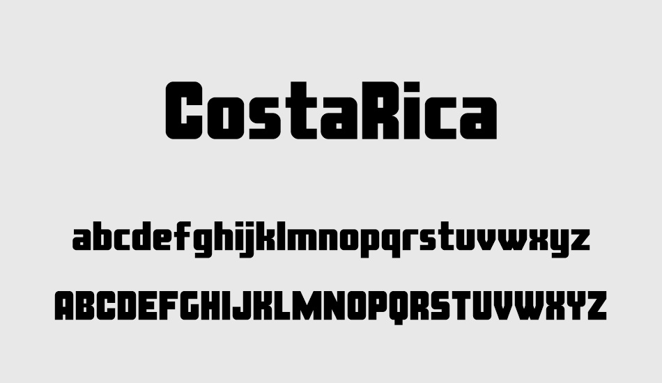 costarica font