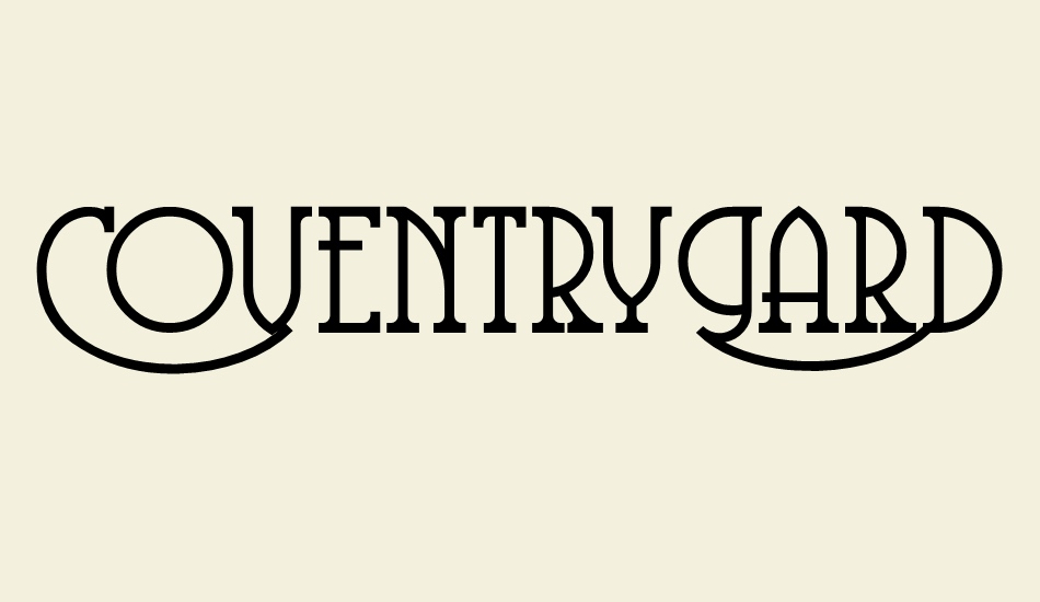 coventrygarden font big