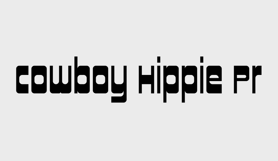 cowboy-hippie-pro font big