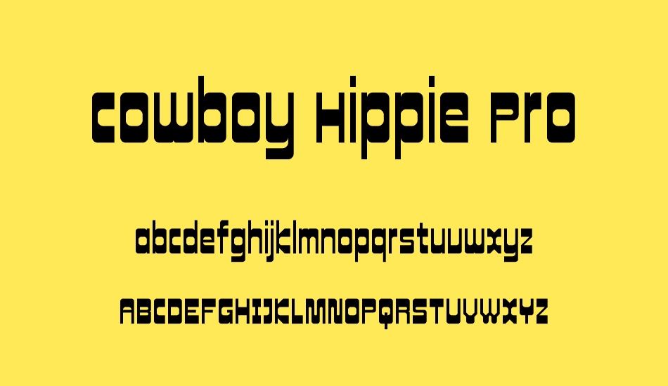cowboy-hippie-pro font