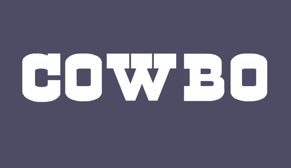 cowboys font big