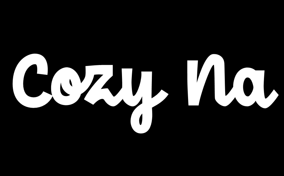 Cozy Nap font big