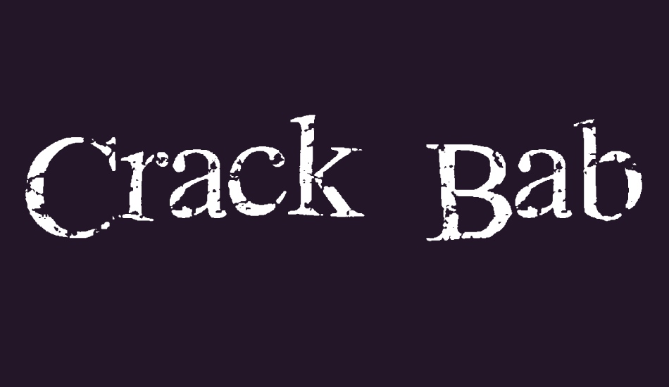 crack-babies font big