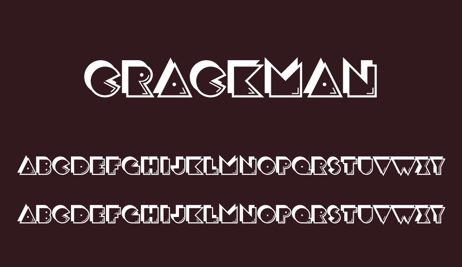 crackman font