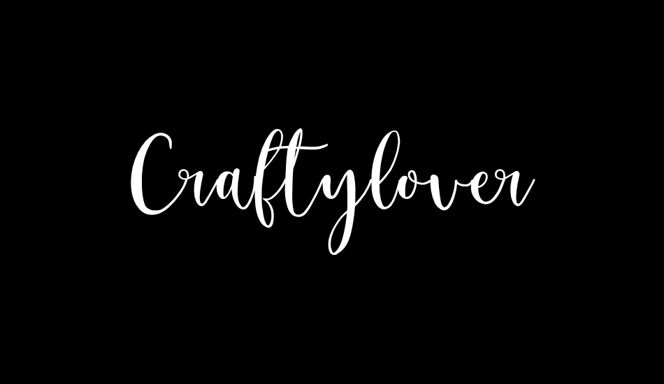 craftylover font big