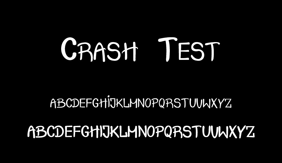 crash--test font