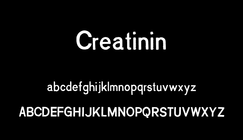 creatinin font