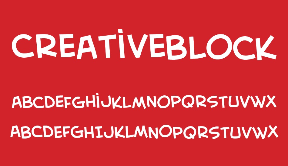 creativeblock-bb font