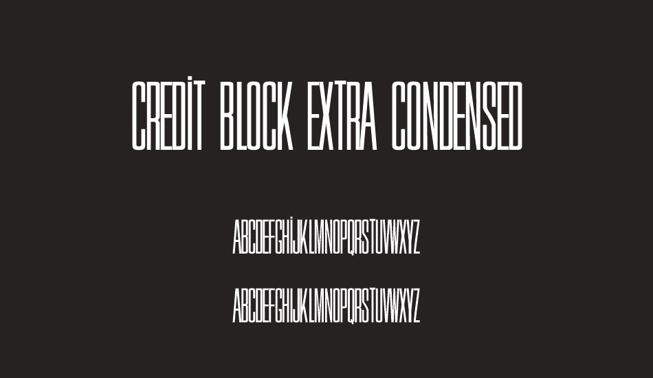 credit-block-extra-condensed font