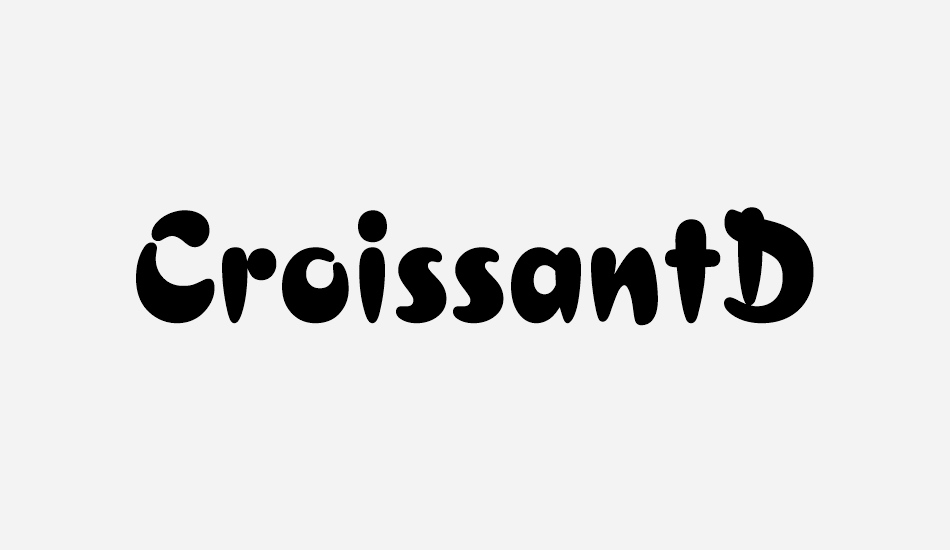 croissantd font big