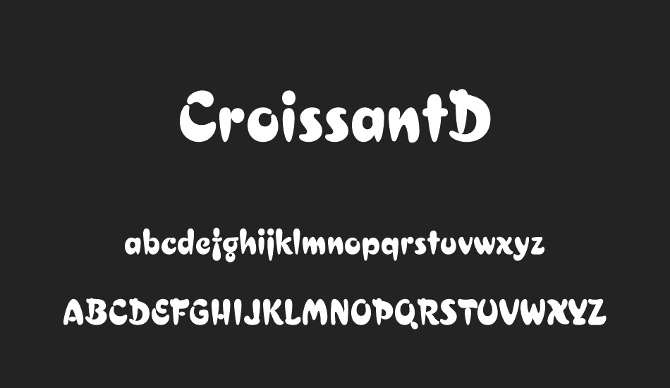 croissantd font