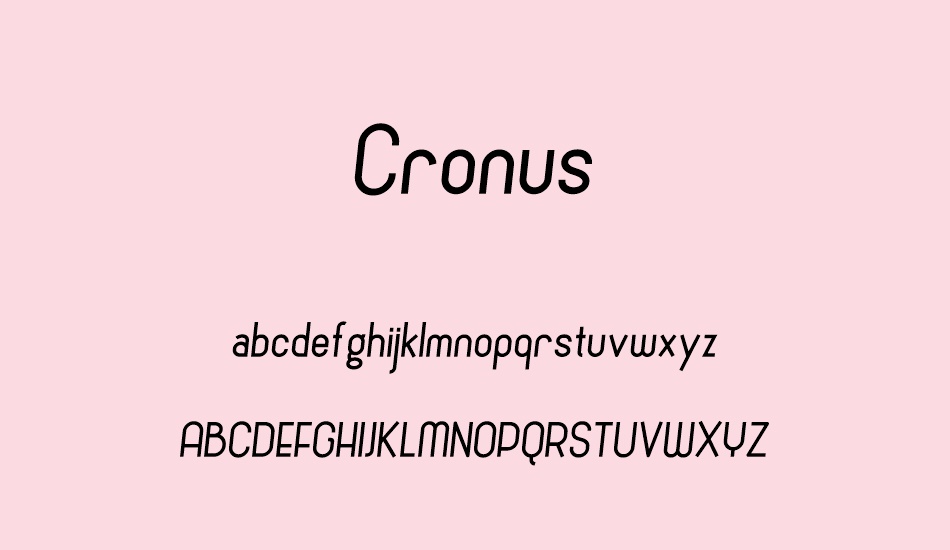 cronus font