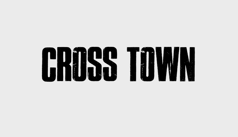 cross-town-personal-use font big