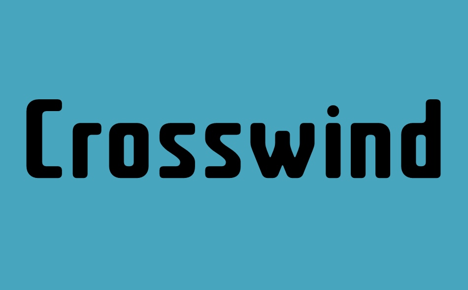 Crosswinds font big