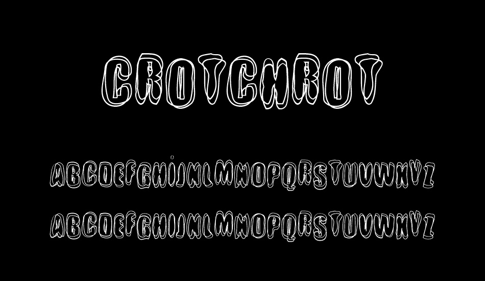 crotchrot font