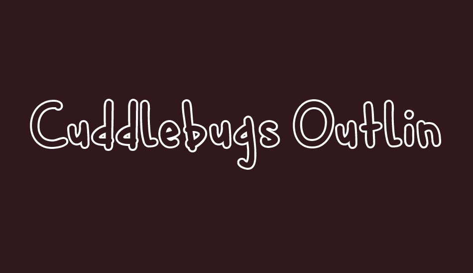cuddlebugs-outline font big