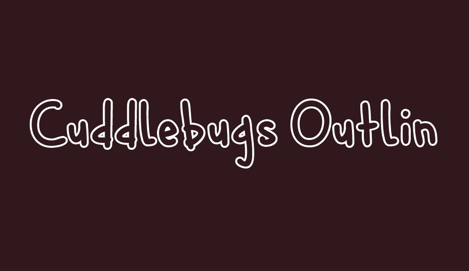 cuddlebugs-outline font big