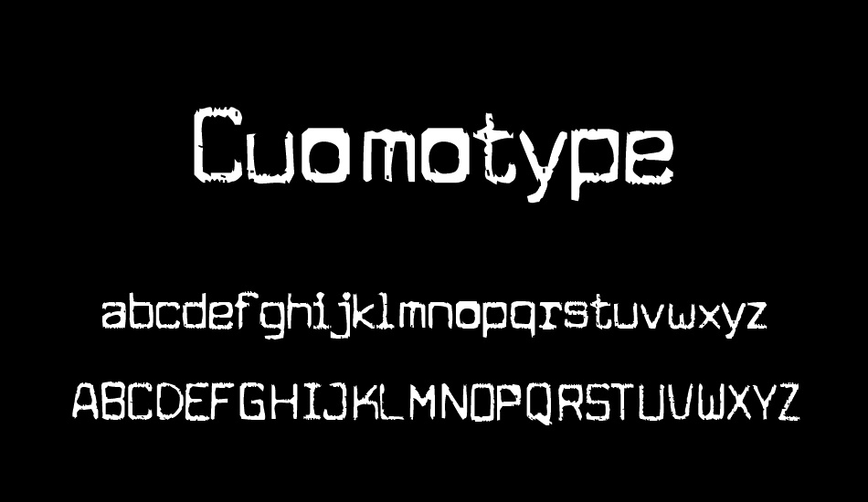 cuomotype font