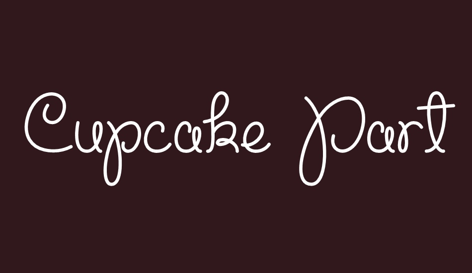 cupcake-party-demo font big