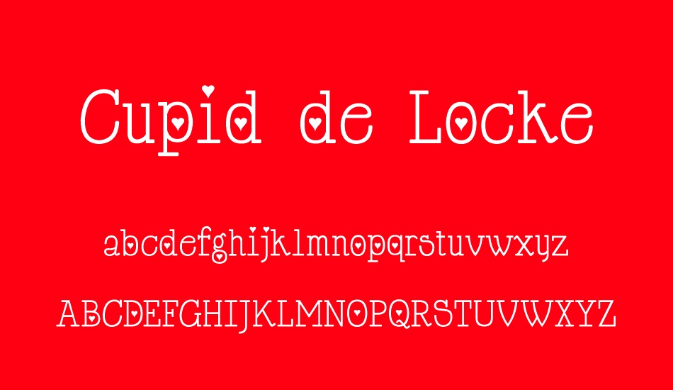 cupid-de-locke font