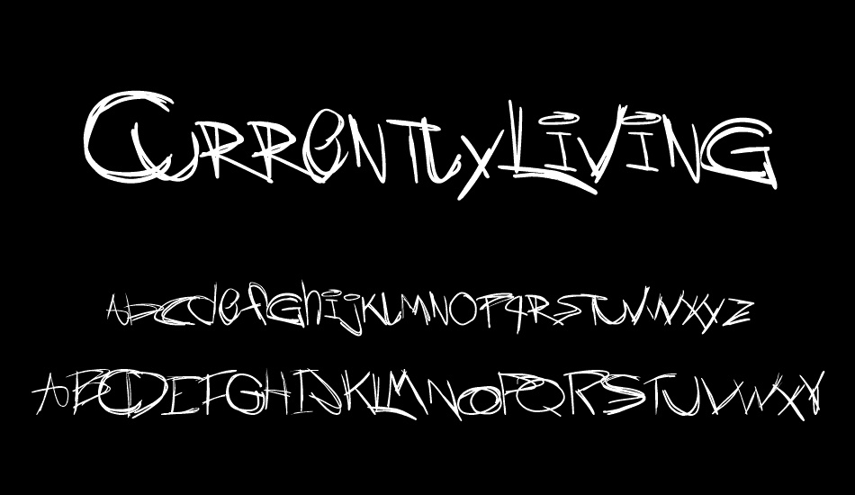 currentlyliving font