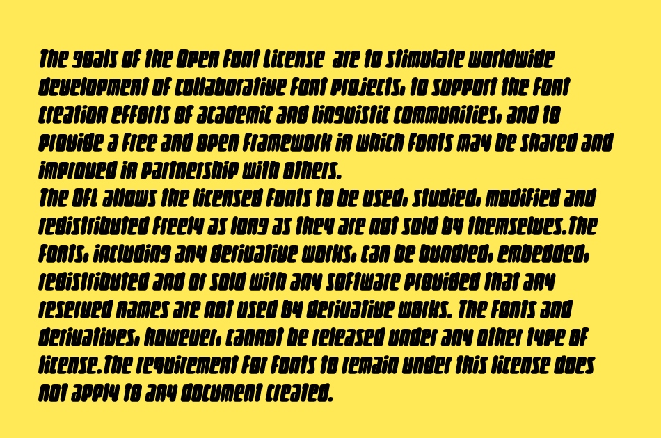 Curvi Technocrat font 1