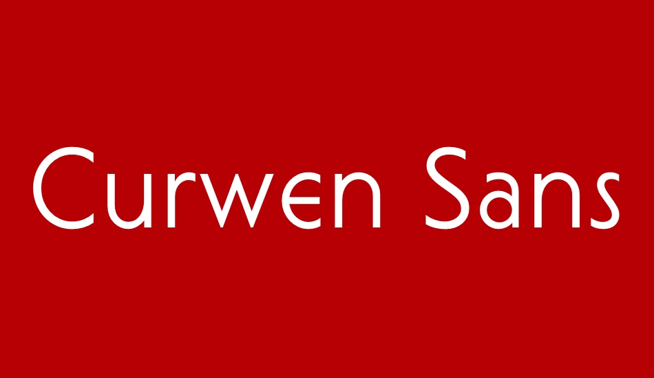 curwen-sans font big