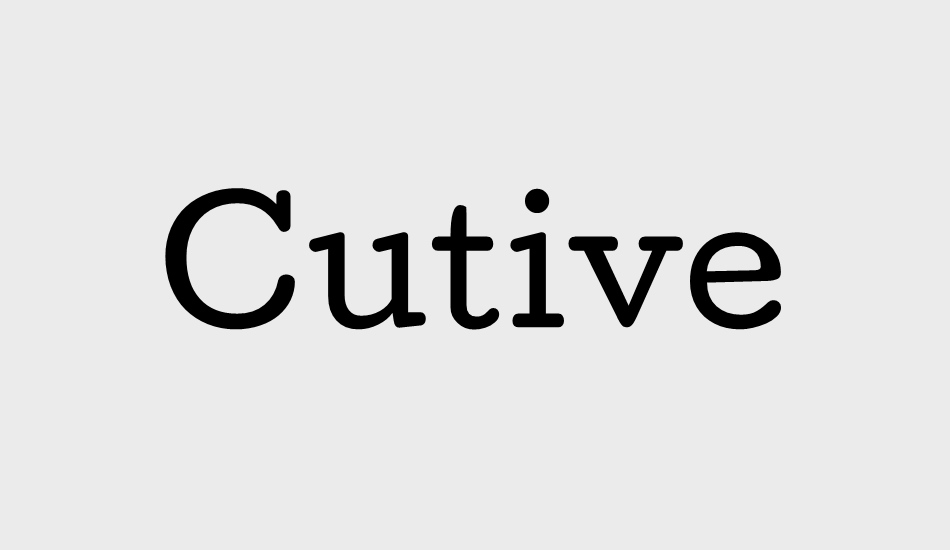 cutive font big