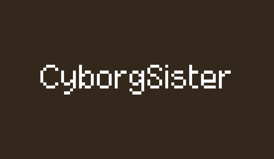 cyborgsister font big