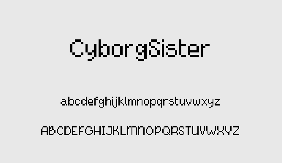 cyborgsister font