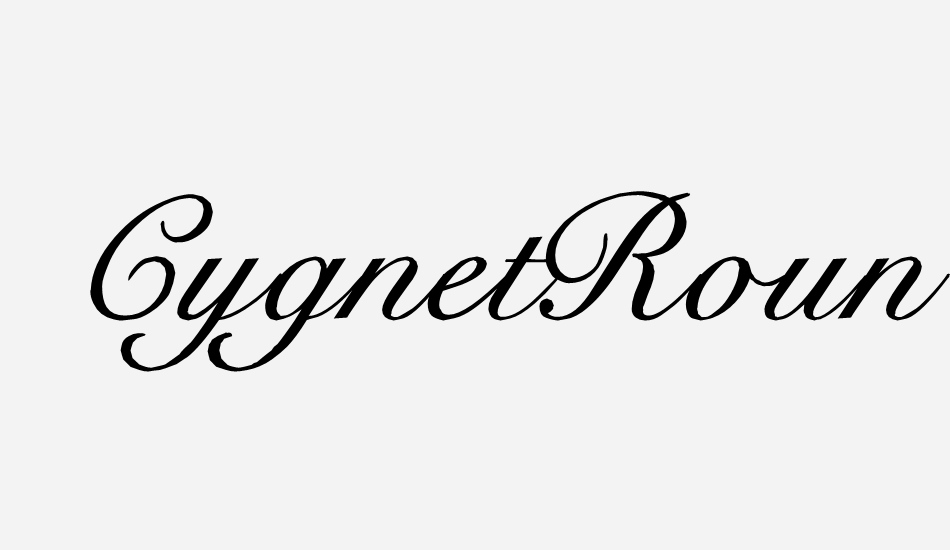 cygnetround font big