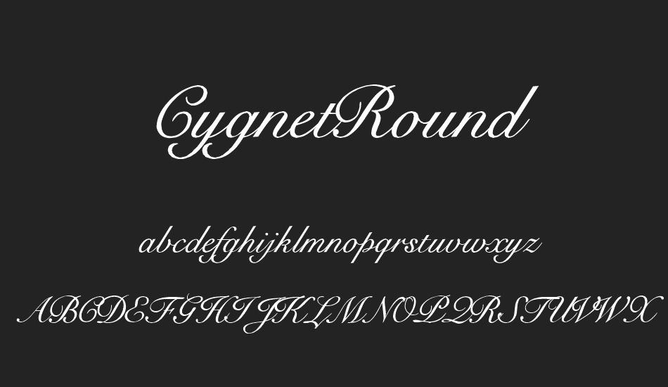 cygnetround font